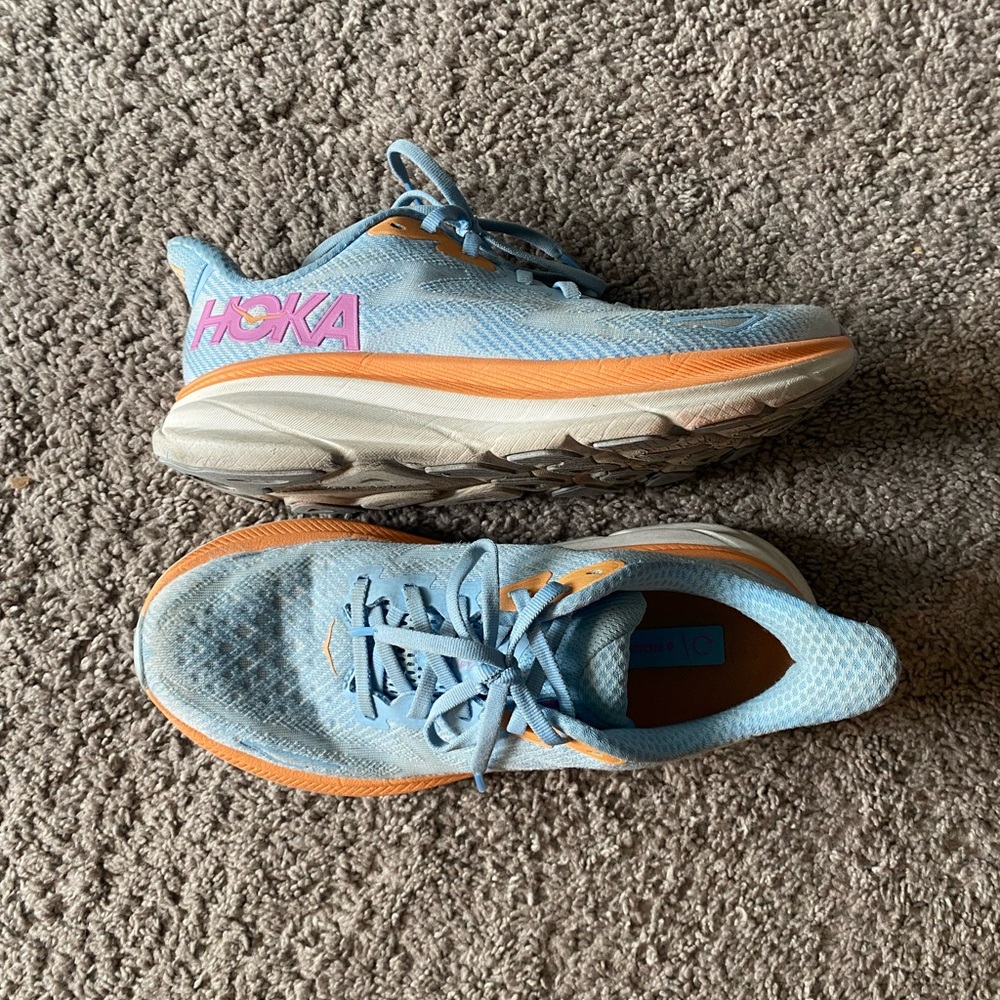Hoka Blue and Orange Sneakers for Performance and Comfort